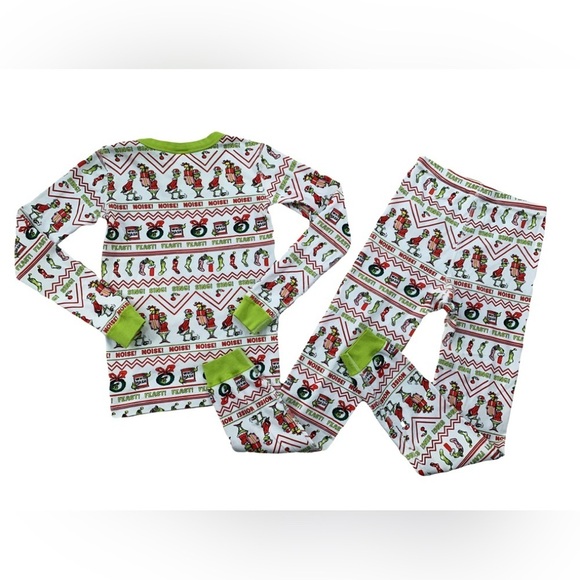 Hanna Andersson Size 150, 12, Grinch Holiday Long John Pajamas - Picture 2 of 7
